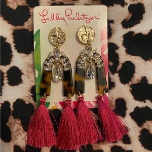 Lilly Pulitzer Strut your Stuff Statement earrings.